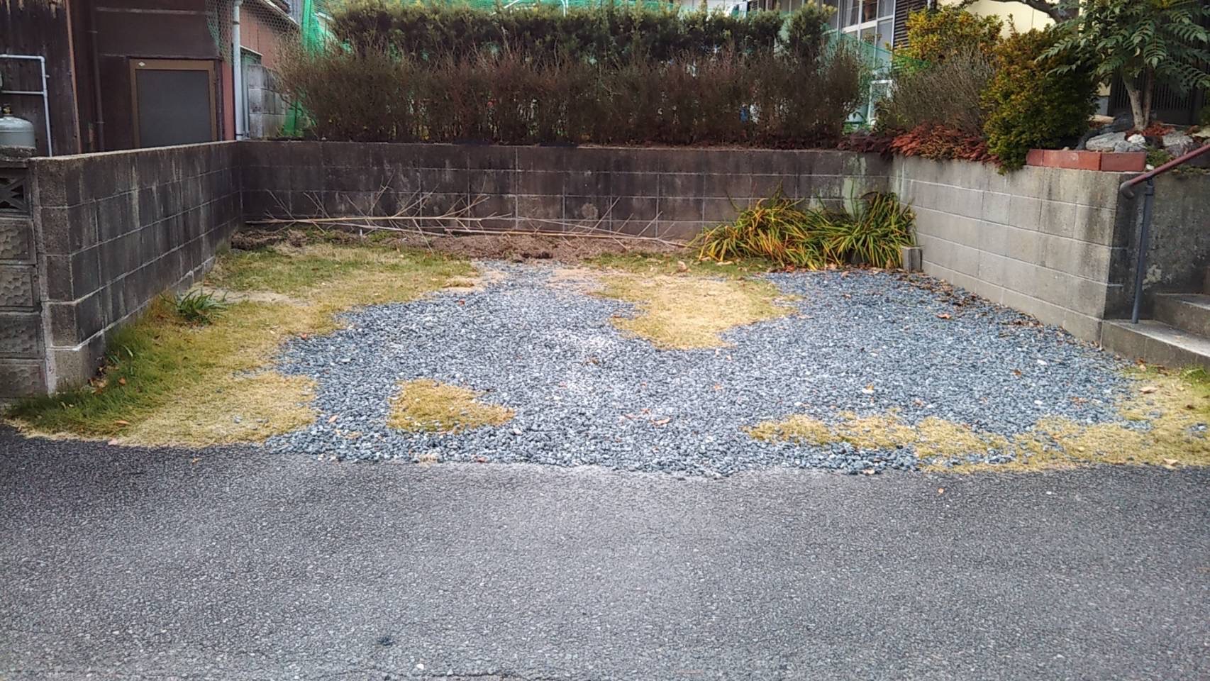 山口県防府市某所　駐車場リフォーム工事