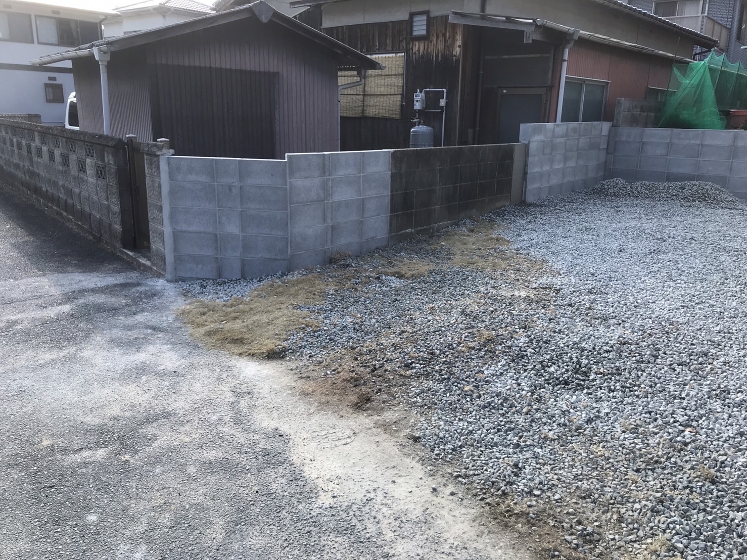 山口県防府市某所　駐車場リフォーム工事