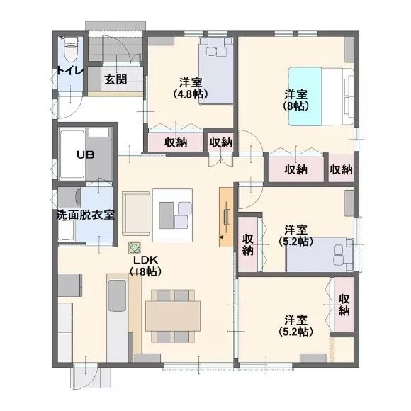 【物件番号1299】山口市小郡新町　4LDK新築建売