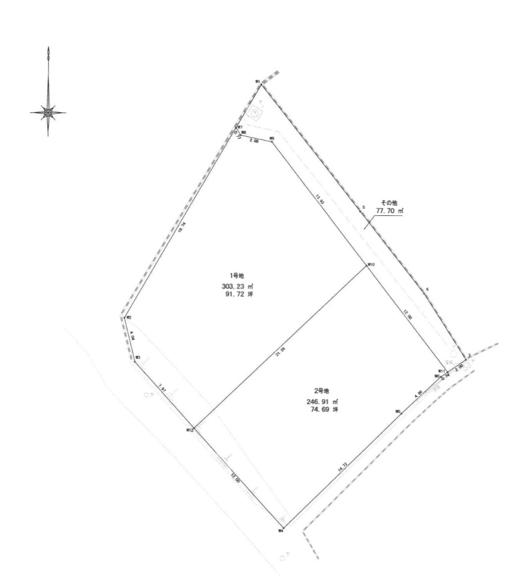 【物件番号1262】山口市吉敷中東4丁目　売土地　1号地
