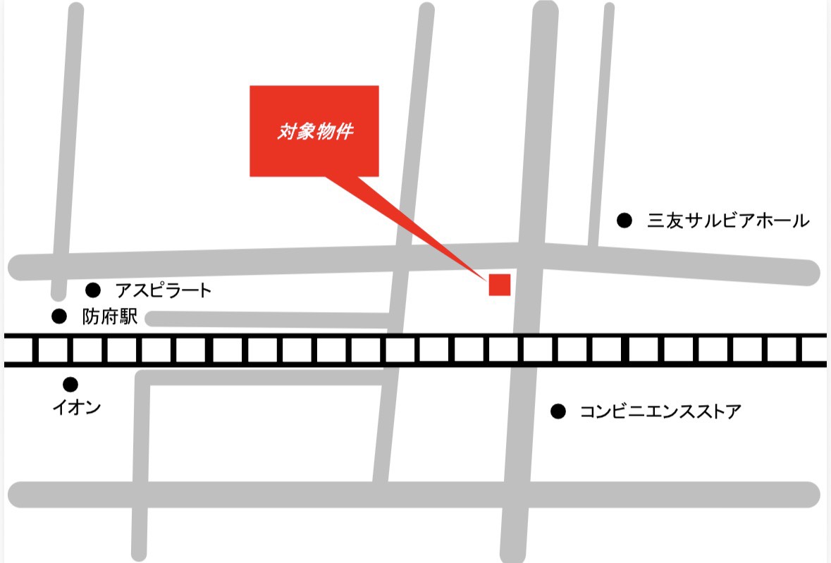 【物件番号1292】防府市天神1丁目　売土地